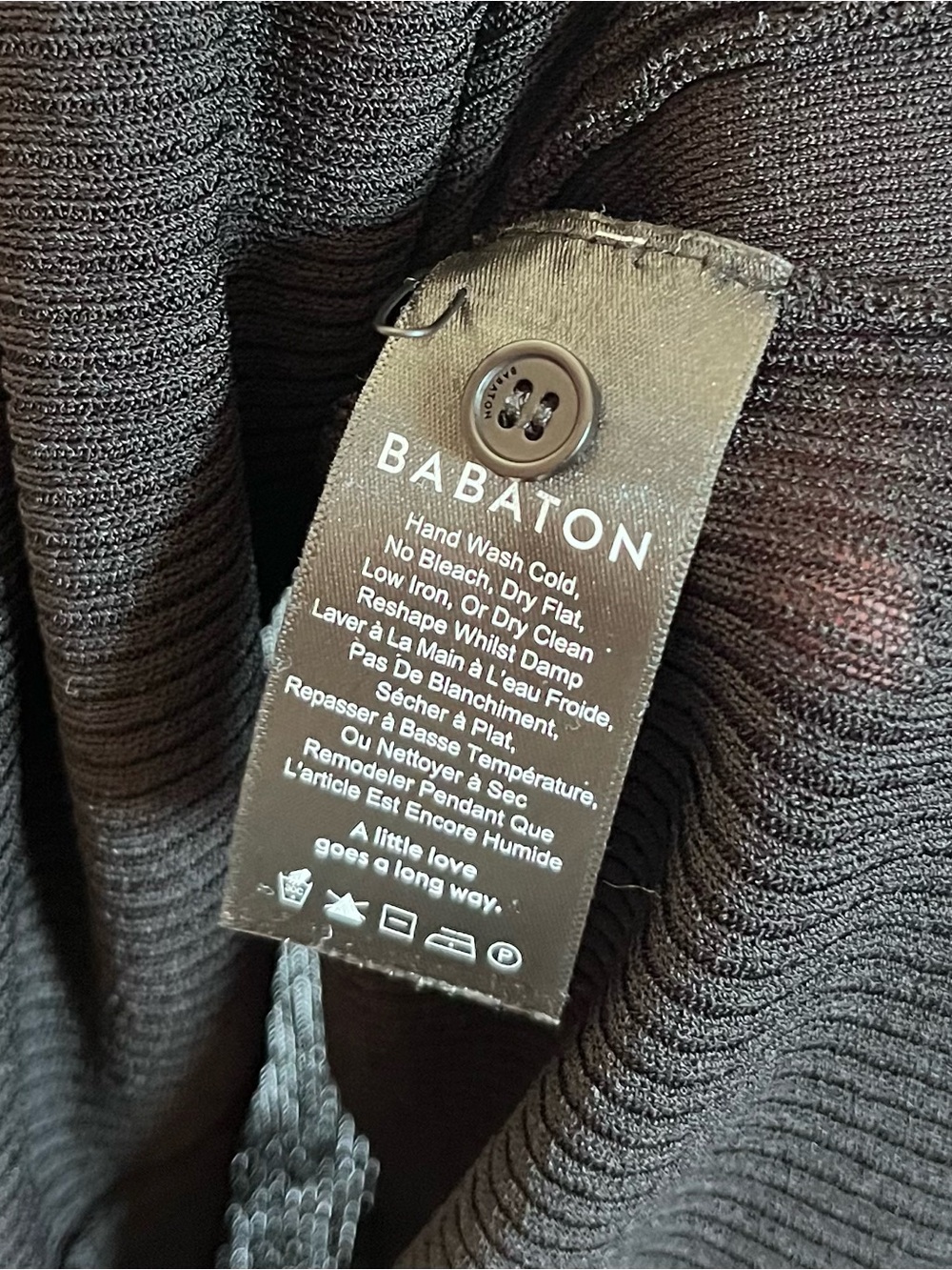 Babaton Black Open-Front Lightweight Cardigan - Picture 8 of 8